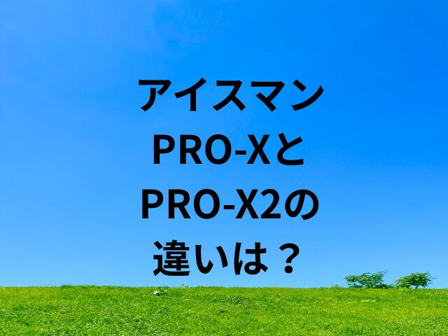 アイスマン PRO-XとPRO-X2の違いは？