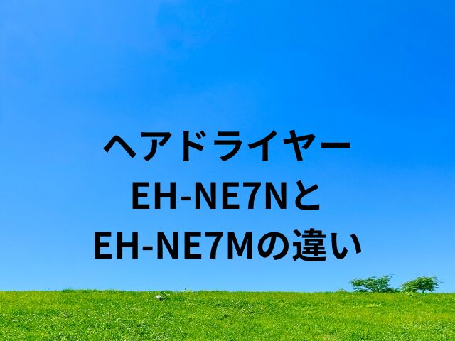 EH-NE7NとEH-NE7Mの違い